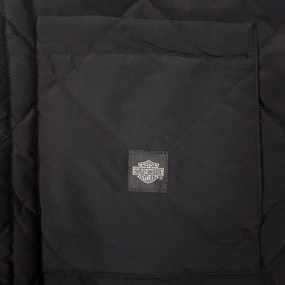 HARLEY DAVIDSON Motorcycle Forever Harley Quilted Hooded Jacket Mens Size‎ XL - Picture 4 of 8